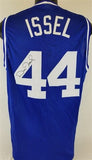 Dan Issel Signed Kentucky Wildcats Blue Custom Jersey (JSA COA) Denver Nuggets