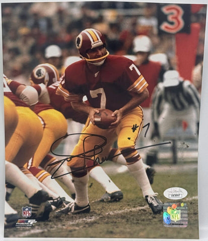 Joe Theisman (Redskins) Autographed 8x10 Photograph (James Spence COA)
