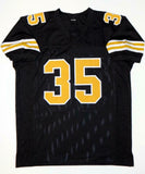 Earl Campbell Autographed Black Pro Style Jersey With HOF- JSA Witnessed Auth