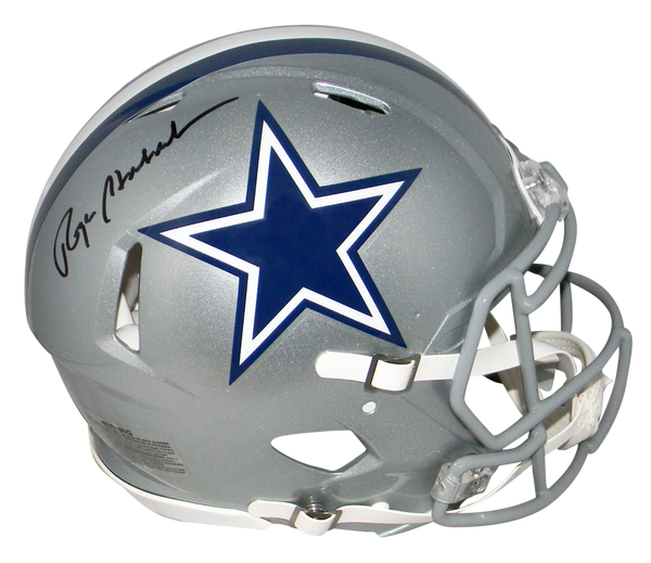 ROGER STAUBACH SIGNED DALLAS COWBOYS FULL SIZE SPEED AUTHENTIC HELMET BECKETT