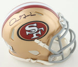 Dre Greenlaw Signed San Francisco 49ers Mini Helmet (Beckett) 2019 5th Rnd Pk LB