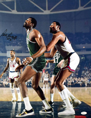 Bill Russell Autographed Boston Celtics 16x20 Photo- JSA Authenticated *Thin