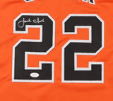 Jack Clark Signed San Francisco Giants Jersey (JSA COA) S.F. OF/ 1st B 1975-1984