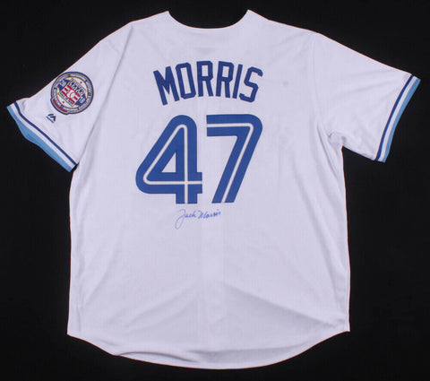 Jack Morris Signed Toronto Blue Jays Majestic MLB Jersey (TriStar Hologram)