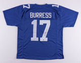 Plaxico Burress Signed New York Giant Jersey (RSA Hologram) Ex-Michigan State WR