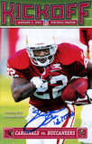 Emmitt Smith Autographed Arizona Cardinals Kickoff Program Beckett 30788