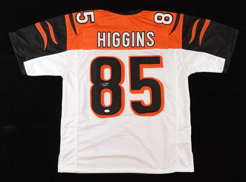 Tee Higgins Signed Cincinnati Bengals White Jersey (JSA COA) Clemson Tiger W.R.