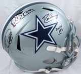 Lamb/Irvin/Pearson Signed Dallas Cowboys F/S Speed Helmet-Fanatics/BAW Holo