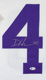 LSU Devin White Authentic Signed White Pro Style Jersey Autographed BAS Witness