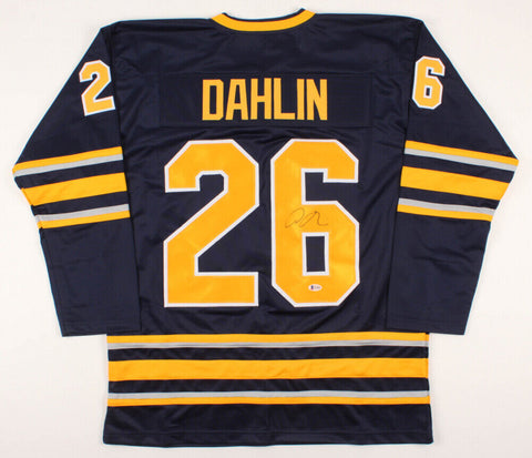 Rasmus Dahlin Signed Sabres Jersey (Beckett COA) #1 Overall Pick 2018 Draft