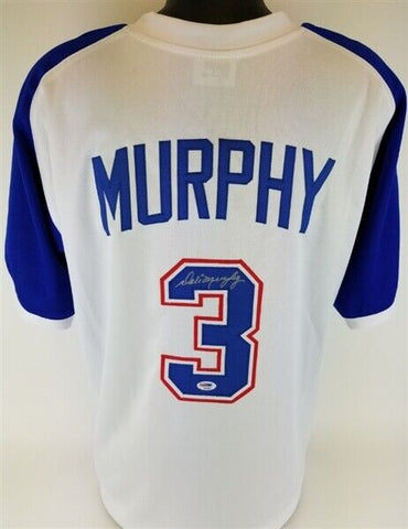 Dale Murphy Signed Atlanta Braves 1974 Throwback Jersey (PSA COA) 2xNL MVP OF