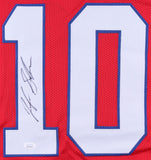 Josh Gordon Signed New England Patriots Jersey (JSA COA) Pro Bowl Wide Receiver