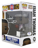 Pistons Isiah Thomas Authentic Signed HWC #101 Funko Pop Vinyl Figure PSA Itp