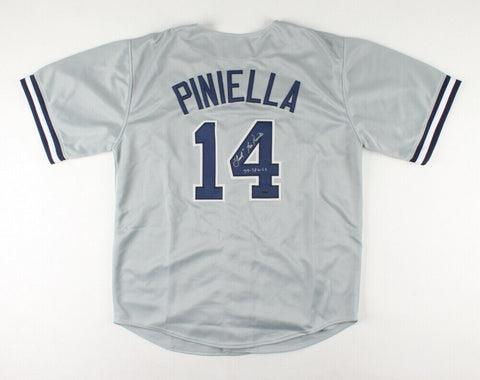 Lou Piniella Signed NY Yankees Jersey Inscribed "77-78 WSC" & "Sweet" (Leaf COA)