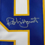 Framed Autographed/Signed Robin Yount 33x42 Milwaukee White Jersey JSA COA