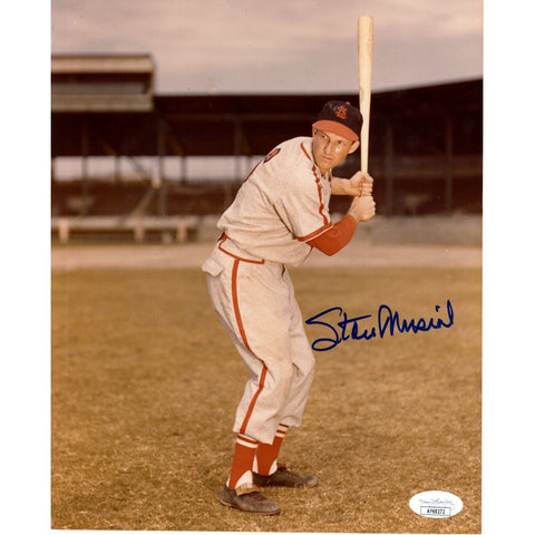 Stan Musial Autographed/Signed Saint Louis Cardinals 8x10 Photo JSA 47964