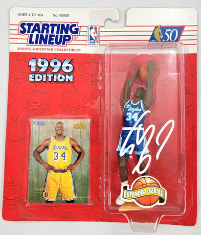 Shaquille O'Neal Autographed Los Angeles Lakers 1996 Starting Lineup Beckett