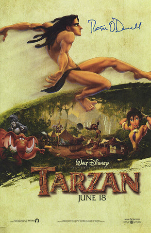 Rosie O'Donnell Signed Tarzan 11x17 Movie Poster - (SCHWARTZ SPORTS COA)