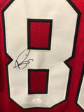 Andre Rison Signed Red Atlanta Falcons Jersey (JSA) Super Bowl Champion (XXXI)