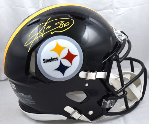 Hines Ward Signed Pittsburgh Steelers F/S Speed Authentic Helmet- Beckett W Holo