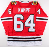 David Kampf Signed Chicago Blackhawks Jersey (Beckett COA) Rookie Winger