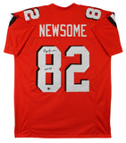 Ozzie Newsome "HOF 99" Authentic Signed Orange Pro Style Jersey BAS Witnessed