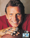 Joe Montana Autographed 8x10 Photo San Francisco 49ers Beckett BAS QR #BM37421