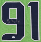 Sheldon Richardson Signed Seattle Seahawks Color Rush Green Jersey (JSA COA)