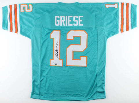 Bob Griese Signed Miami Dolphins Jersey (Schwartz COA) / 2xSuper Bowl Champion