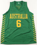 Josh Giddey Signed Team Australia Jersey (PSA COA) #6 Overall Pick 2020 Draft