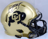 Kordell Stewart Autographed Colorado Buffaloes Speed Mini Helmet- Beckett W Holo