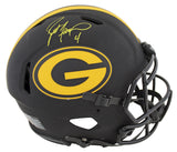 Packers Brett Favre Signed Eclipse Full Size Speed Proline Helmet BAS Witnessed