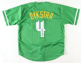 Lenny Dykstra Signed Philadelphia Phillies St Patrick's Day Jersey (Beckett)