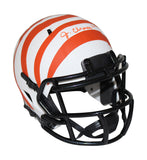 Ja'Marr Chase Signed Cincinnati Bengals Lunar Mini Helmet BAS 34889