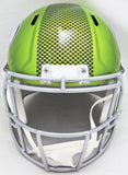 KENNETH WALKER III SIGNED SEAHAWKS FLASH GREEN FULL SIZE HELMET BECKETT 220394