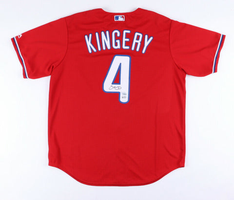 Scott Kingery Signed Philadelphia Phillies Jersey (MLB Hologram & Fanatics Holo)