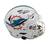 Tagovailoa/Waddle Signed Miami Dolphins Speed Flex Authentic NFL Helmet