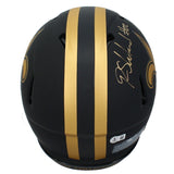 Rashid Shaheed Autographed GEAUX SAINTS! Saints Eclipse Authentic Helmet Beckett