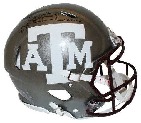 Johnny Manziel Signed Texas A&M Aggies Authentic Flash Helmet Beckett 35372