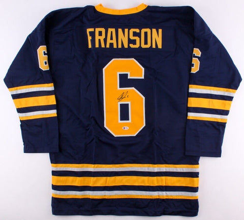 Cody Franson Signed Buffalo Sabres Jersey (Beckett COA) NHL Career 2007-2021