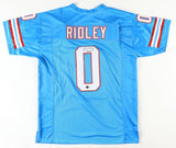 Calvin Ridley Signed Tennessee Titans Jersey (Beckett) 1st Rd Pick 2018 / W.R.