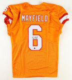 Baker Mayfield Signed Tampa Bay Buccaneers Throwback Creamsicle Jersey (Beckett)