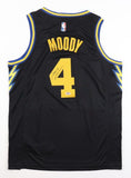 Moses Moody Signed Golden State Warriors Jersey (PSA) 2021 1st Round Draft Pick