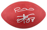 Patrick Mahomes & Travis Kelce Signed Official "The Duke" Nfl Football BAS & Fan