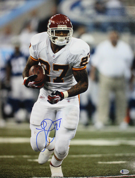 Larry Johnson Autographed/Signed Kansas City Chiefs 16x20 Photo BAS 29129