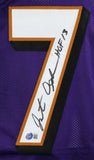 Jonathan Ogden Autographed Purple Pro Style Jersey w/ HOF-Beckett W Hologram