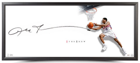 ALLEN IVERSON Autographed "The Reverse" Framed Show 46 x 20 Display UDA