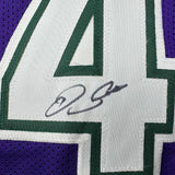 Autographed/Signed Ray Allen Milwaukee Purple Basketball Jersey Beckett BAS COA