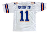 Steve Spurrier Florida Signed White Football Jersey BAS ITP