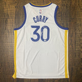 Stephen Curry Signed Golden State Warriors White Nike NBA Jersey 3pt King BAS